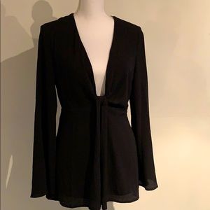 Black Short Romper